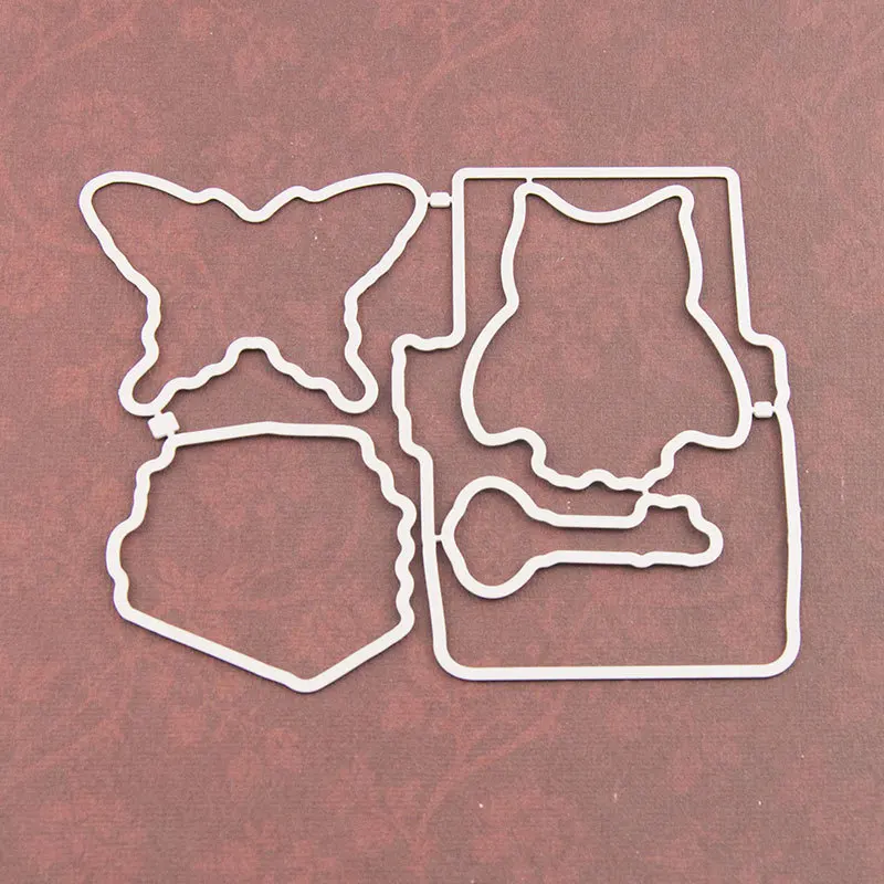 Стикер для скрапбукинга и изготовления декоративных открыток "Сова на автомобиле" из прозрачного силикона с вырубными ножами.