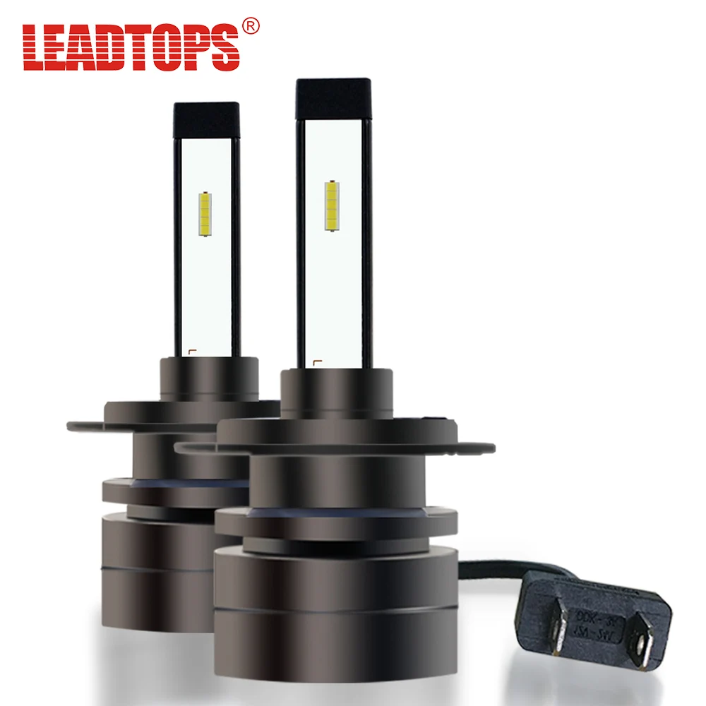 LEADTOPS 2 шт. H3 светодиодный мини 9005 Автомобильные фары H1 9006 H4 H7 H11 12 В