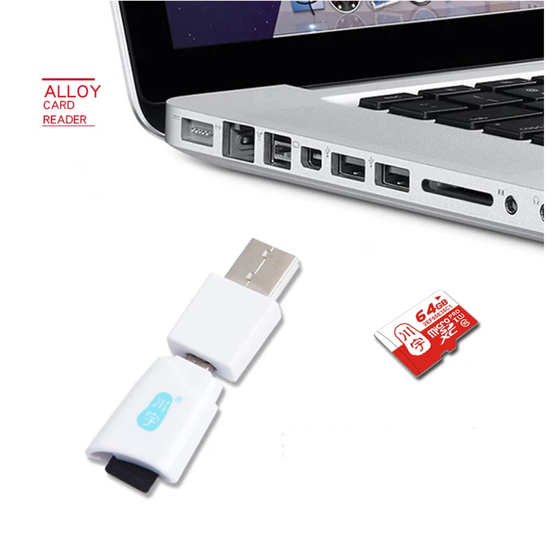 Kawau USB 2 0 OTG Microsd кардридер поддерживает до 128 ГБ с TF слотом C310 Высокое качество