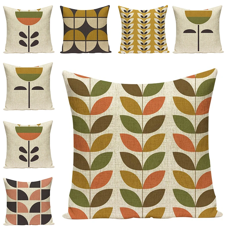 

Простые наволочки с цветочным принтом, декоративная наволочка, аксессуары для дивана, сиденья, чехол для автомобильного кресла, технически...