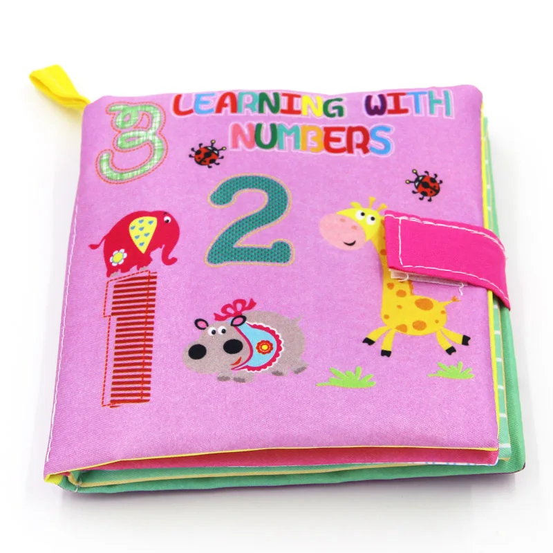 Baby Learning Education Animal Embroidery Soft Cloth Book Fabrics Books Early Toy | Игрушки и хобби
