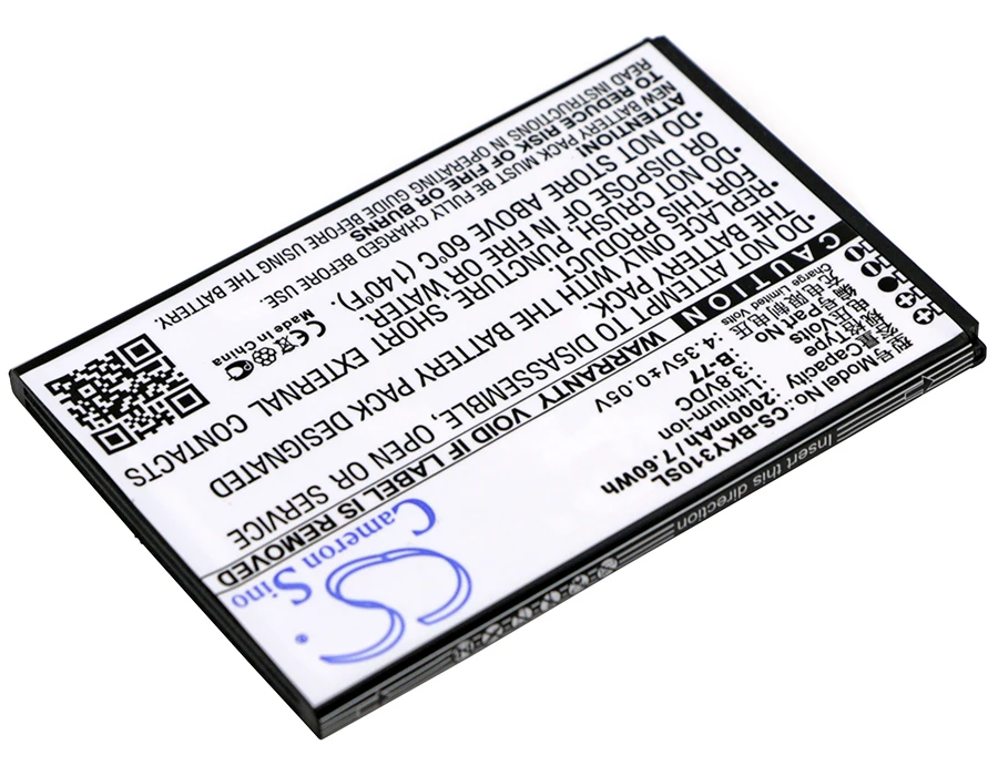Высококачественный аккумулятор Cameron Sino 2000 мАч B 77 для BBK VIVO Y31 Y31A Y31L Y31L|2000mah battery|cameron