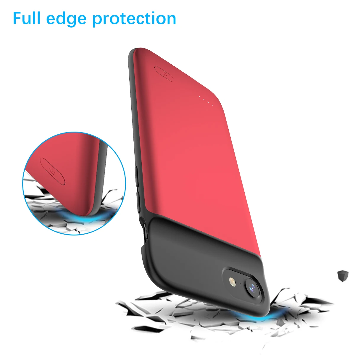 Для IPhone 6 6s 7 4 дюйма 3200 мА/ч чехол с аккумулятором для смартфона перезаряжаемый