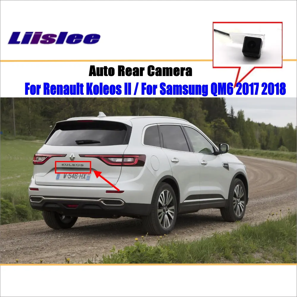 Камера заднего вида для Renault Koleos II/Samsung QM6 2017 2018/парковочная камера вида/подсветка