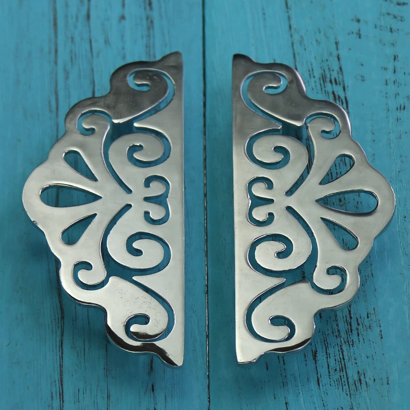 6 шт. ящик для офисного стола хромированные ручки шкаф тянет Бар кухонный дверные