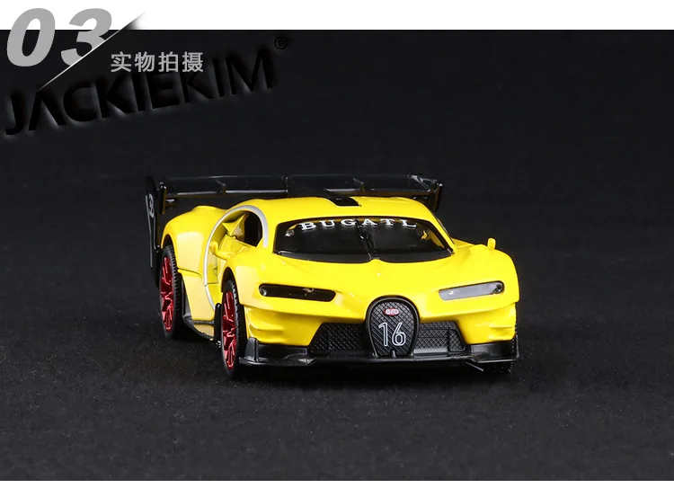1:32 Масштаб Bugatti VISION GT Металлический Игрушечный сплав автомобиль Diecasts& игрушечный Транспорт модель автомобиля Миниатюрная модель автомобиля игрушки для детей Подарки