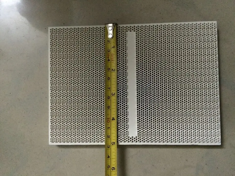 

7*5inch gas heater ceramic plate,infrared ceramic plate for burner Gas heater honeycomb ceramic plate