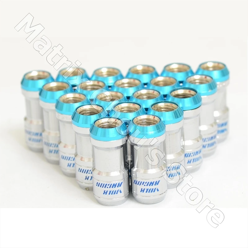 Набор гаек Volk Racing Formula синего цвета гоночные гайки с регулируемыми гайками из