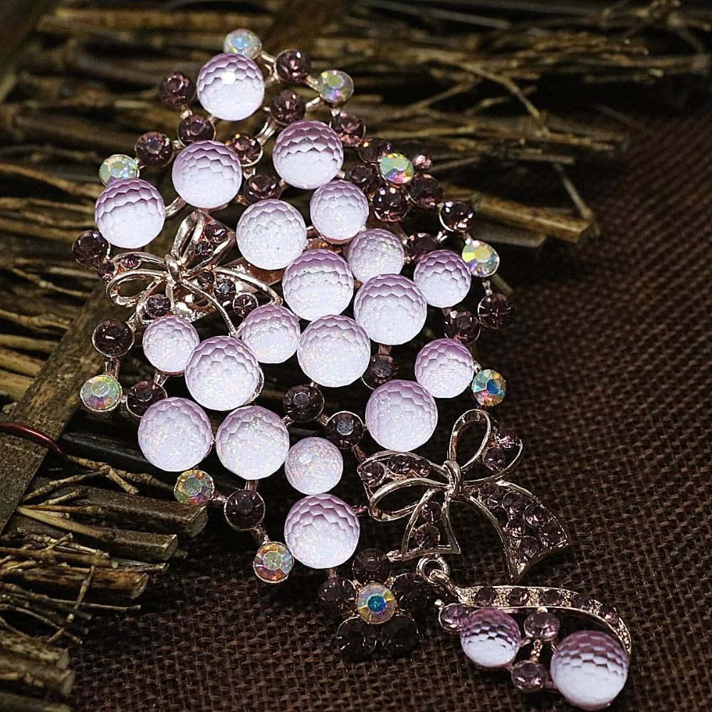 8 видов цветов крупные Броши для женщин со стразами букет Свадебный цвета