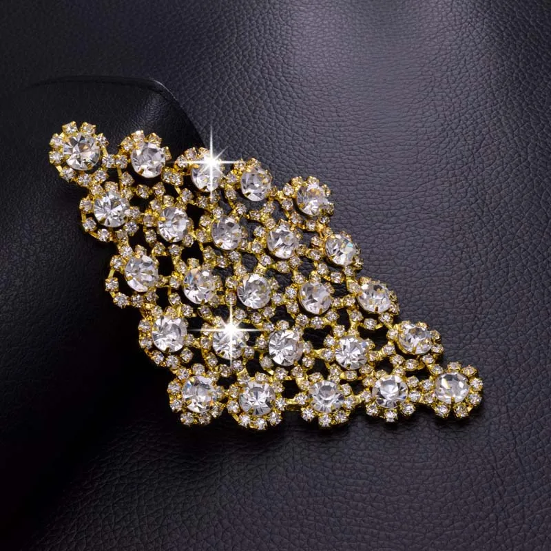 Нашивка Стразы в форме квадрата с кристаллами отделка мотивы свадебное платье