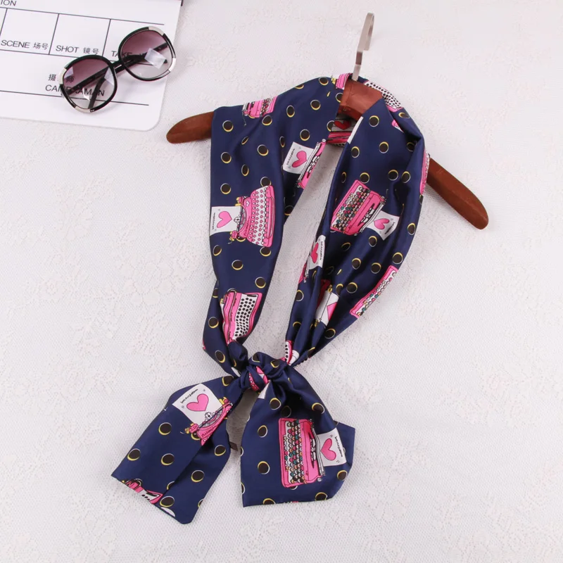 Весенне-летний шелковый шарф с цветами женские модные шарфы шелковые длинная