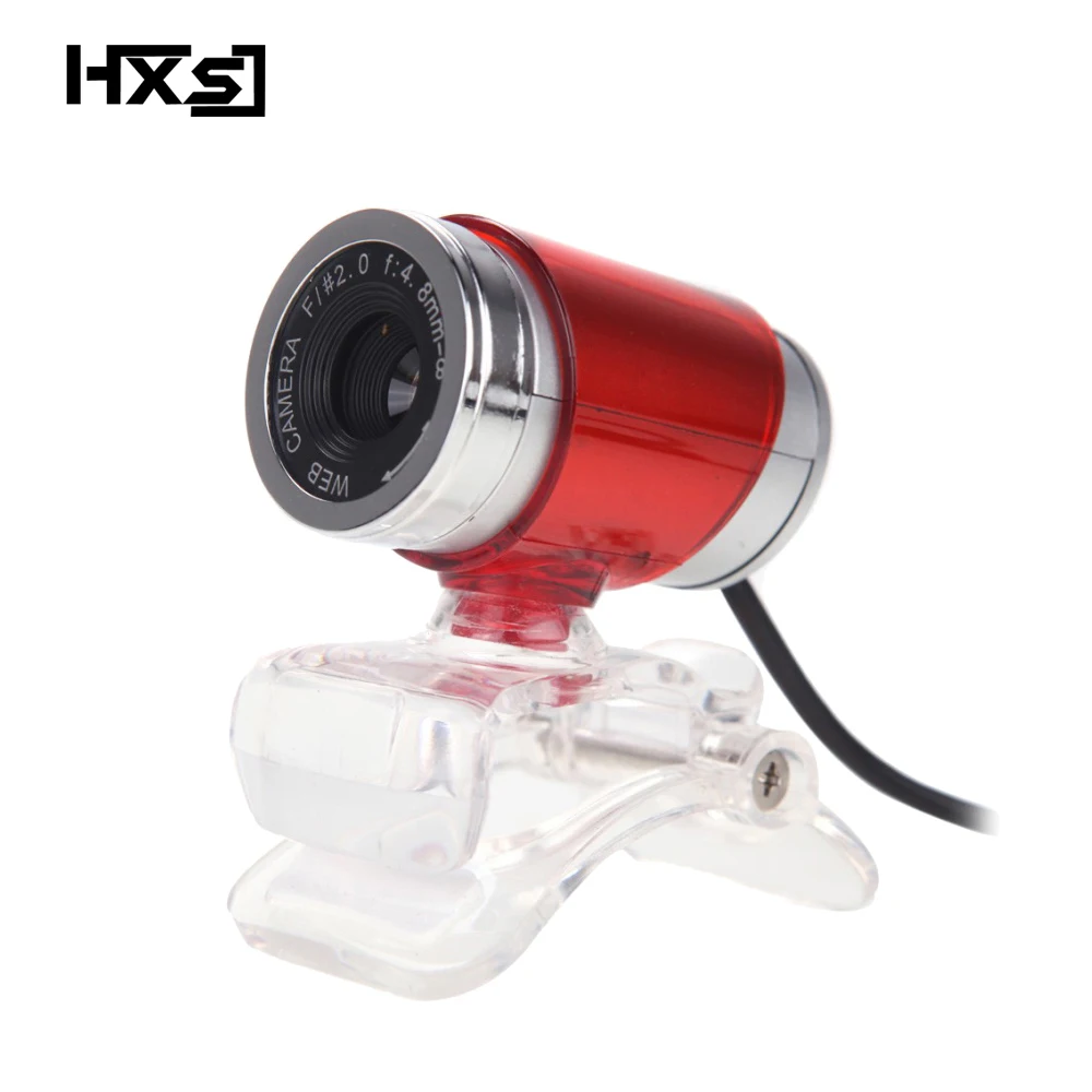 HXSJ A860 HD Webcam  Pixels CMOS USB Web Camera Digital Video HD Built-in Microphone 360 Degree Rotaion Clip-on Camera