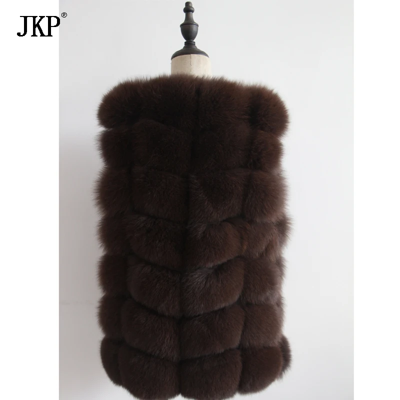 Женский жилет из натурального Лисьего меха зимняя безрукавка 100%|genuine fox fur vest|fox