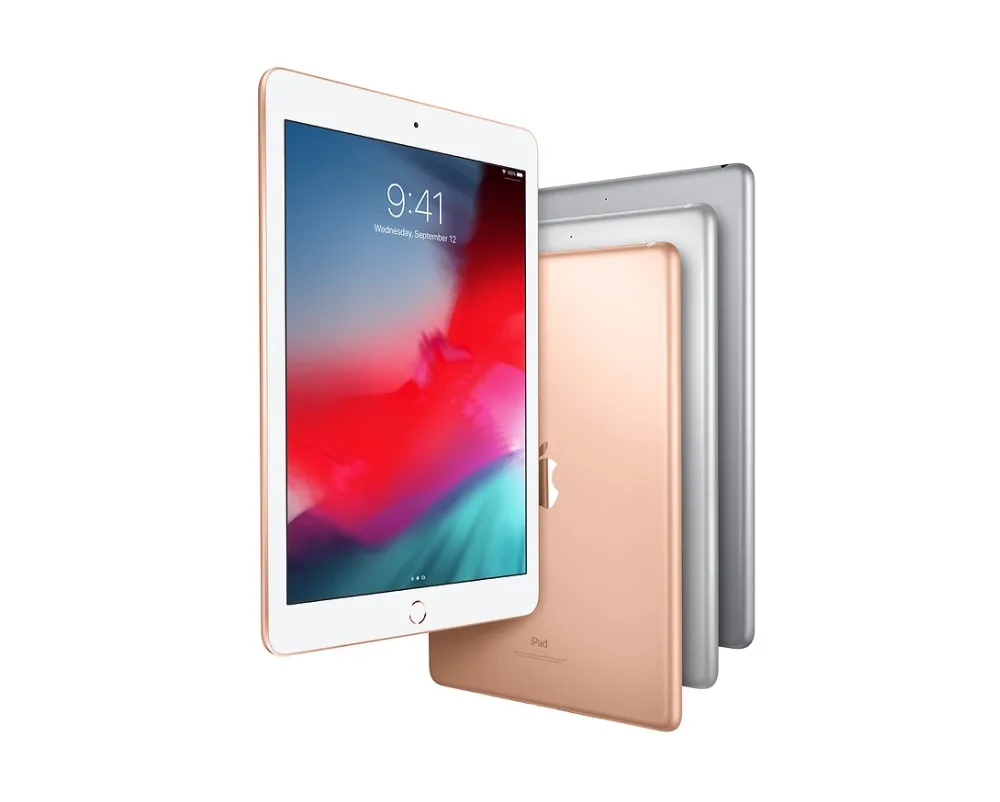 Новый Apple iPad 2018 (6th поколения) 32G 9 7 retina Дисплей A10 Fusion чип Facetime 8MP сзади Камера 0 46 кг