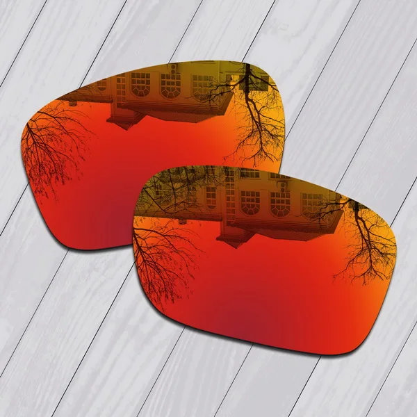 Fire Red Mirror E.O.S поляризованные улучшенные Сменные линзы для солнцезащитных очков Оукли топливных элементов-несколько вариантов - Цвет линз: Fire Red Mirror