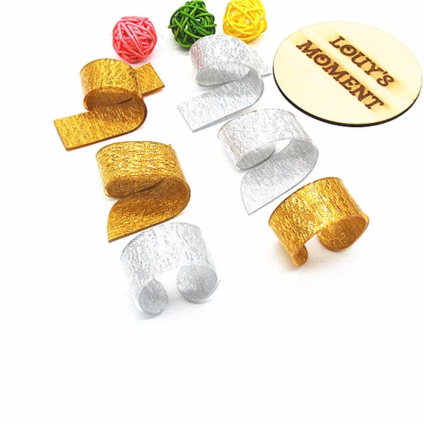 12 акриловых колец для салфеток красивые специальные нестандартные