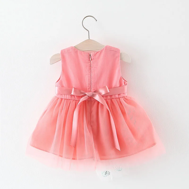 Embroidery Lotus Baby Girl Dress Summer Tulle Dresses Clothes A Line Toddler Princess Infant | Детская одежда и обувь