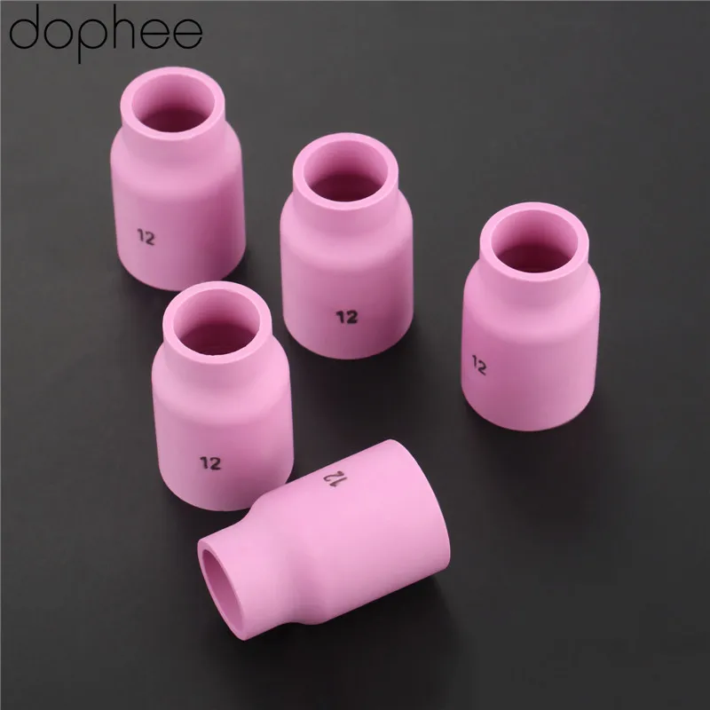 Dophee 5 шт. TIG газовая линза 53N87 керамические чашки 12 # подходит для сварофонарь
