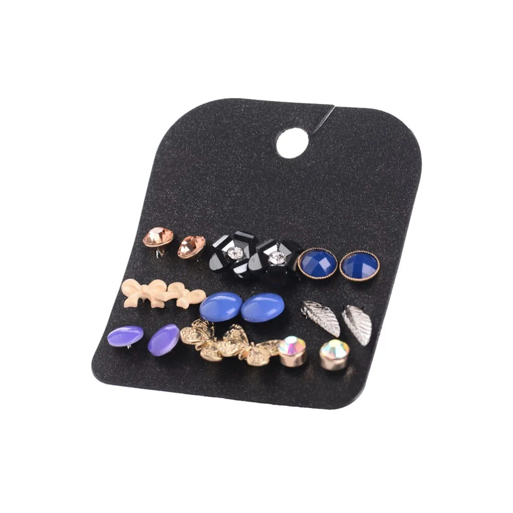 Женский винтажный комплект из серег гвоздиков и гвоздиков|flower earrings set|stud setearrings set