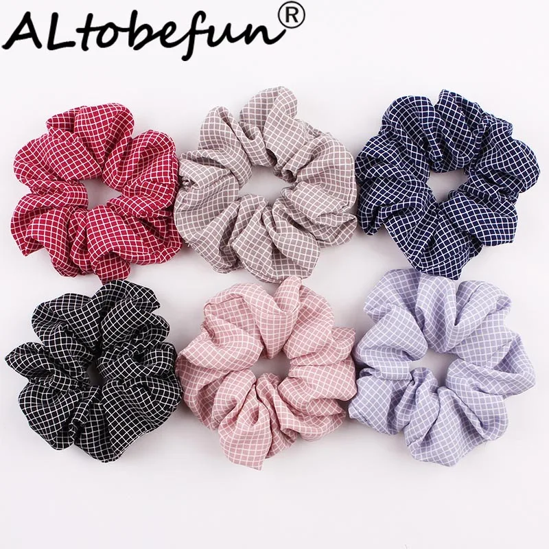 

Кольцо для волос ALTOBEFUN, в клетку, с крупным кишечником, TC039-3