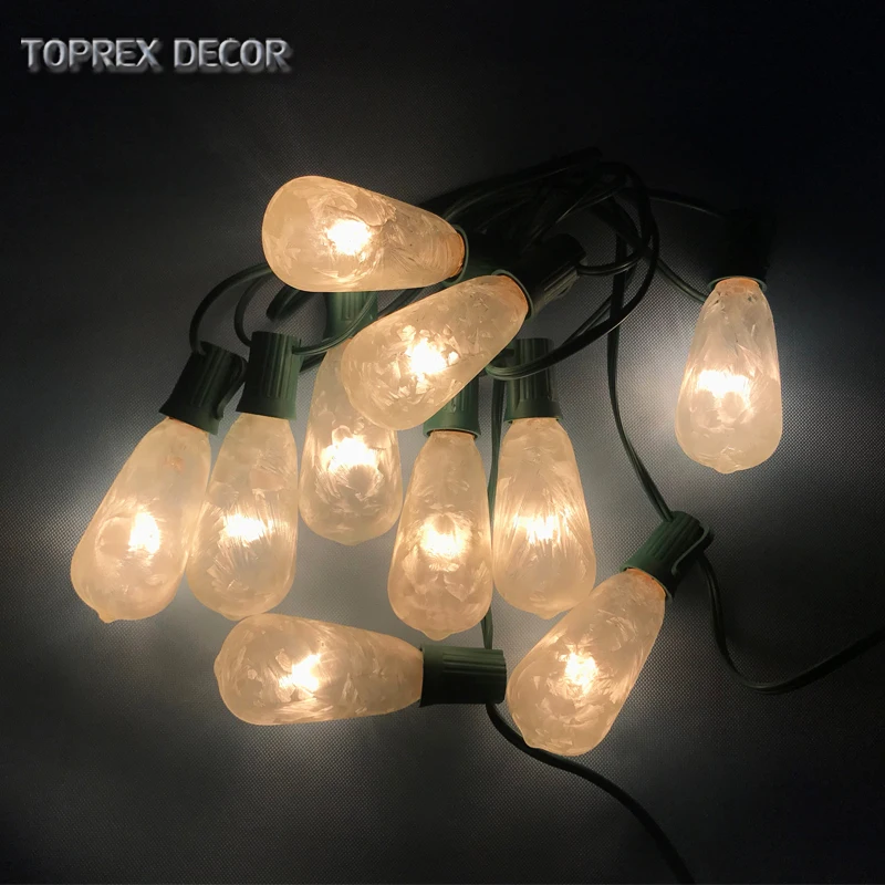 

Гирлянда Toprex E17 s-длина 3 м, уличный светильник для внутреннего дворика, Рождественская светильник ка, декоративный вечерние светсветильник ...