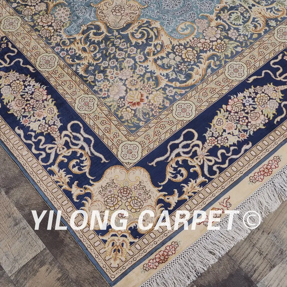 Yilong 5 'x 8' ориенальный Традиционный китайский ковер ручной работы восточные