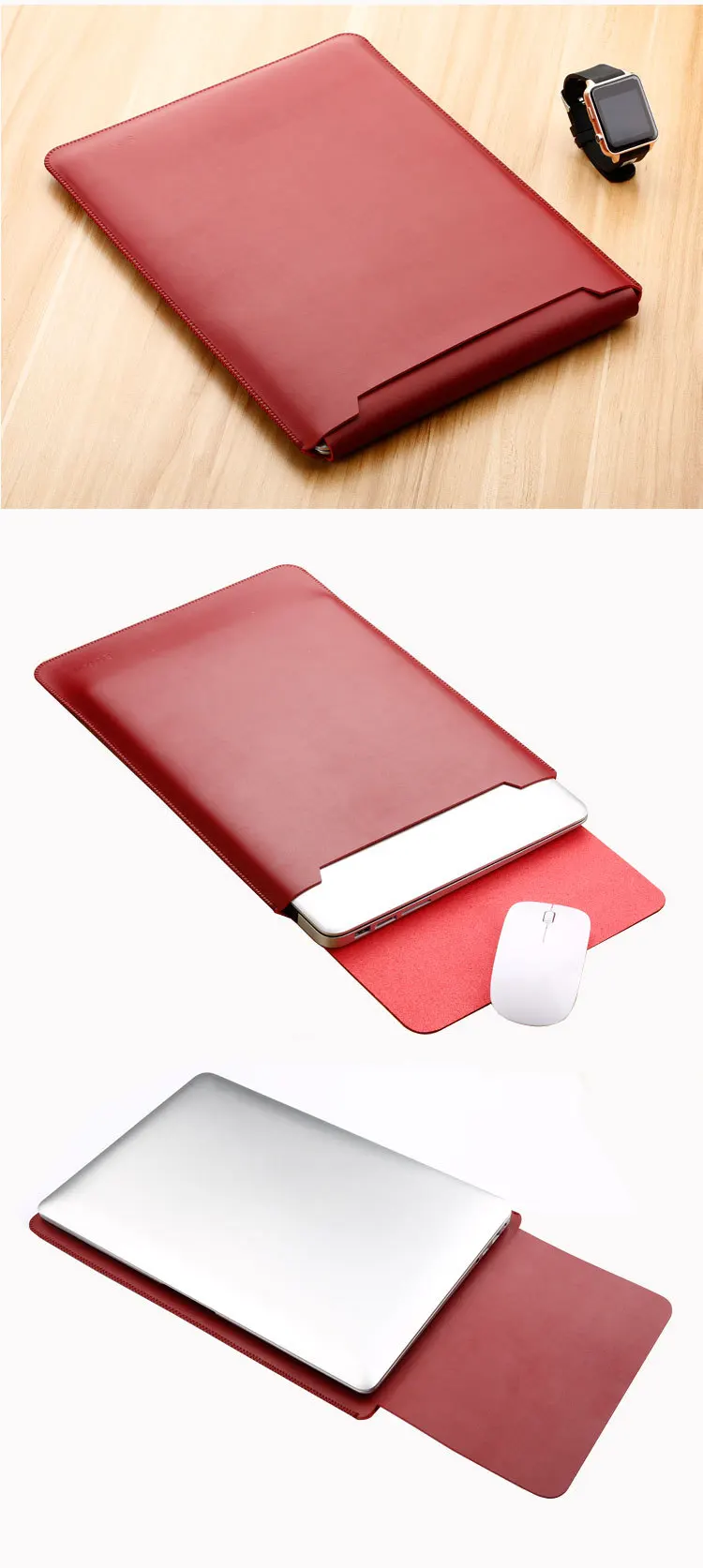 Коврик для мыши, чехол для ноутбука Xiaomi Macbook Air 11,6 12 13, чехол retina Pro 13,3 15 15,6, модная кожаная сумка для ноутбука