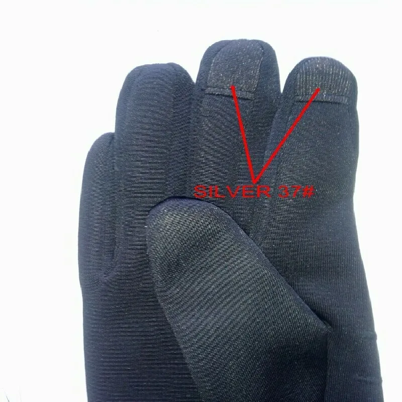 Проводящая ткань из серебристого волокна для перчаток сенсорного экрана