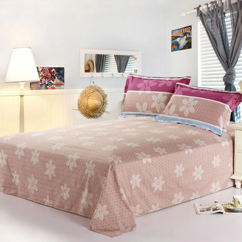 9 DecorUhome 1 шт. хлопок простыни ДЕТСКИЕ Текстильные постельные принадлежности для дома покрывало без каблука Цветок Сердце мягкие теплые - Цвет: 9
