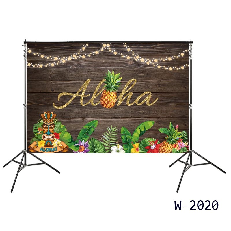 Aloha Luau вечерние баннеры Tiki Тропический гавайский пляж тематические декорации
