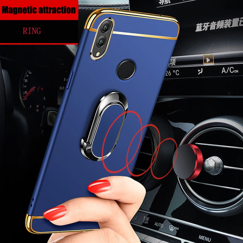Чехол 3 в 1 для huawei Honor 8X Жесткий задней панели телефона чехол 8 X