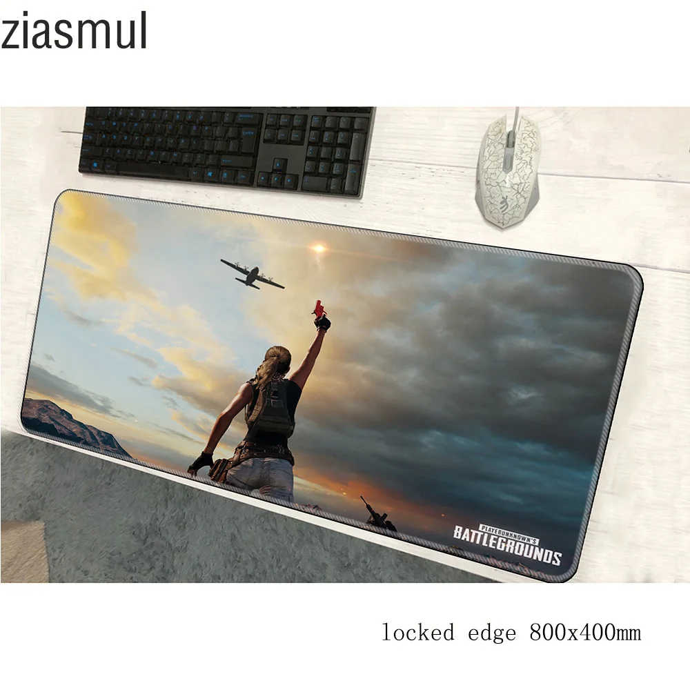 Коврик для мыши pubg 800x400x2 мм большой компьютерный коврик игровые аксессуары