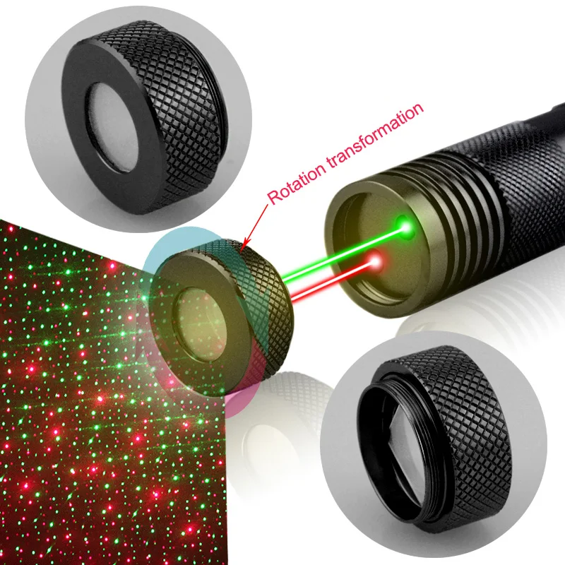 QIYING Новый USB зеленый 2 в 1 4 режима питания 532 нм Зеленый/650 Красный/450 синий лазерный