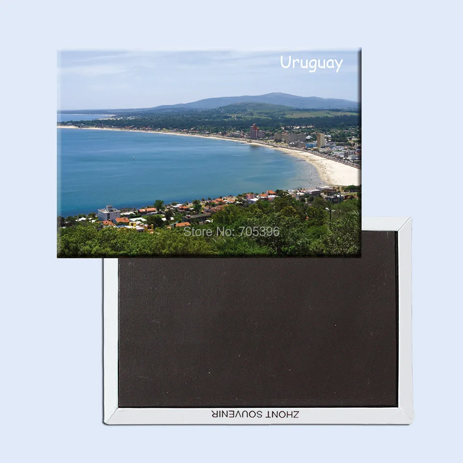 Туристические магниты для холодильника 78*54 мм уругвайское БЕРЕГОВОЕ расстояние