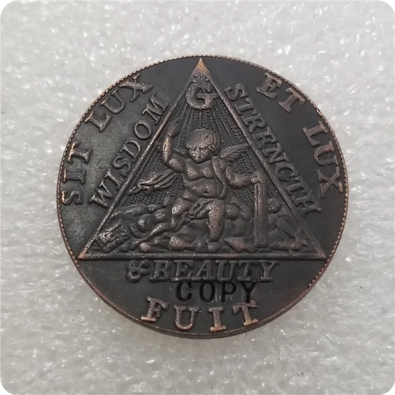1790(1794) Великобритания 1/2 Penny Copy Coin