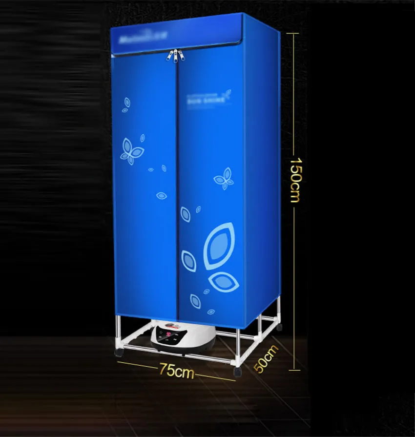 

Household folding electric clothes dryer Detachable clothes rack remote-control powerful sterilization Portable 2300w 220V