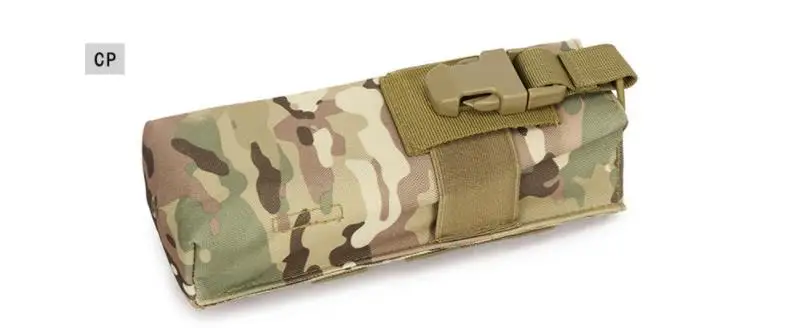 CP camouflage Открытый военный тактический страйкбол Пейнтбол Охота Molle Радио Walkie Talkie сумка Спортивная бутылка для воды столовая сумка - Цвет: CP camouflage
