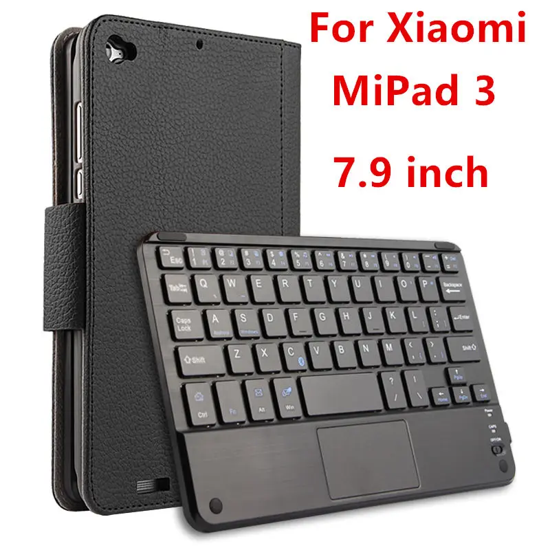 Чехол для Xiaomi mi Pad 3 pad3 защитный Беспроводной Bluetooth клавиатура Smart cover кожа планшеты