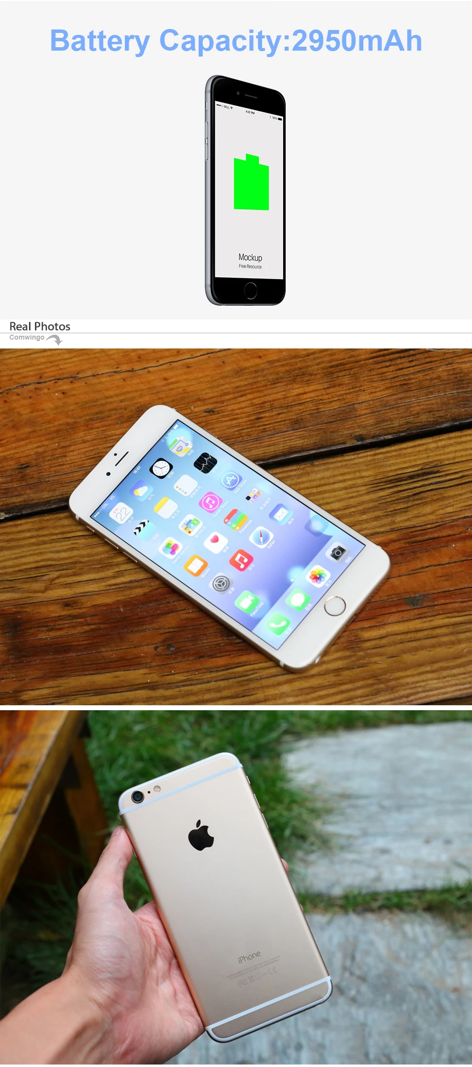 Разблокированный мобильный телефон Apple iphone 6 Plus 5," двухъядерный 16G/64 GB/128 GB Rom IOS iphone 6plus 8MP камера 4K видео LTE