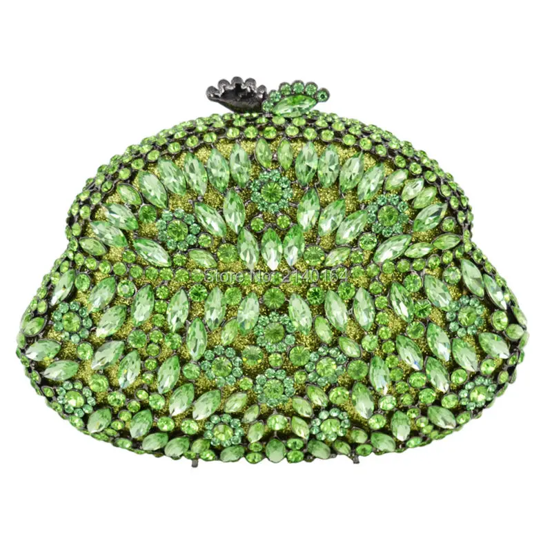 Красочная Красивая Роскошная вечерняя сумка клатч с кристаллами и стразами