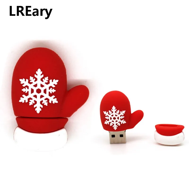 USB флеш-накопитель с рисунком пряничного человечка, игрушечная ручка-накопитель, флешка, 4 ГБ, 8 ГБ, 16 ГБ, 32 ГБ, карта памяти, рождественский подарок, U диск, 64 ГБ