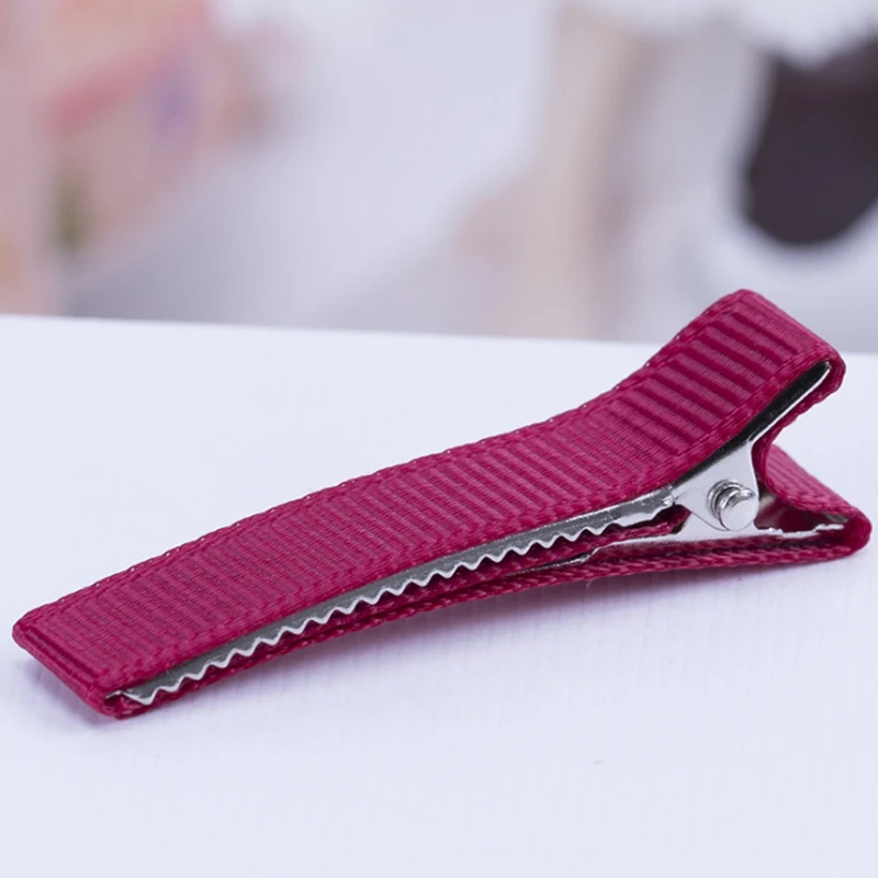 Новые изящные DIY Приморский уникальные подарки для девочек ювелирные украшения для волос acclssories 5 шт./упак. ручной работы материалы Заколки для волос 24 Цвета - Цвет: Бордовый