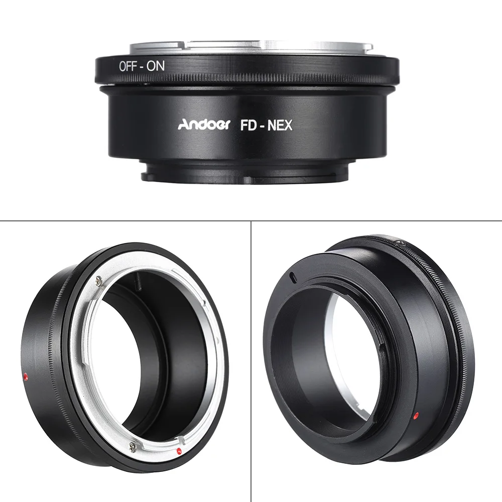 Кольцо-адаптер Andoer для объектива с ручной фокусировкой Canon FD подходит корпуса
