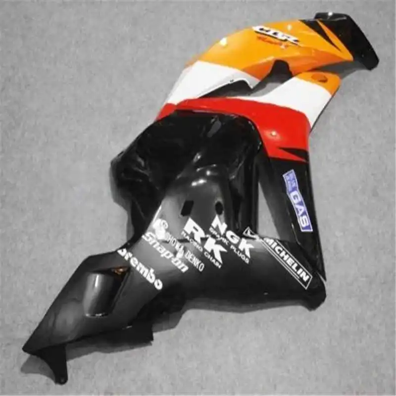 

H-Cowling CBR 600 RR 09-12 orange red Black Fairing (Injection molding) Hot Sales,For CBR600RR F5 2009-2012 Bodywork