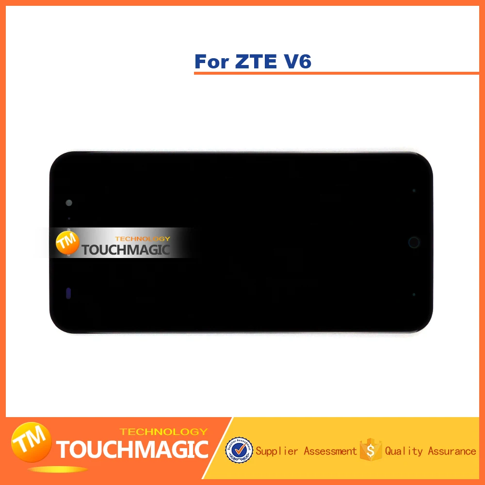 Хорошо Работает Для ZTE V6 ЖК-Дисплей С Сенсорным Экраном Digitizer Замена Тяга