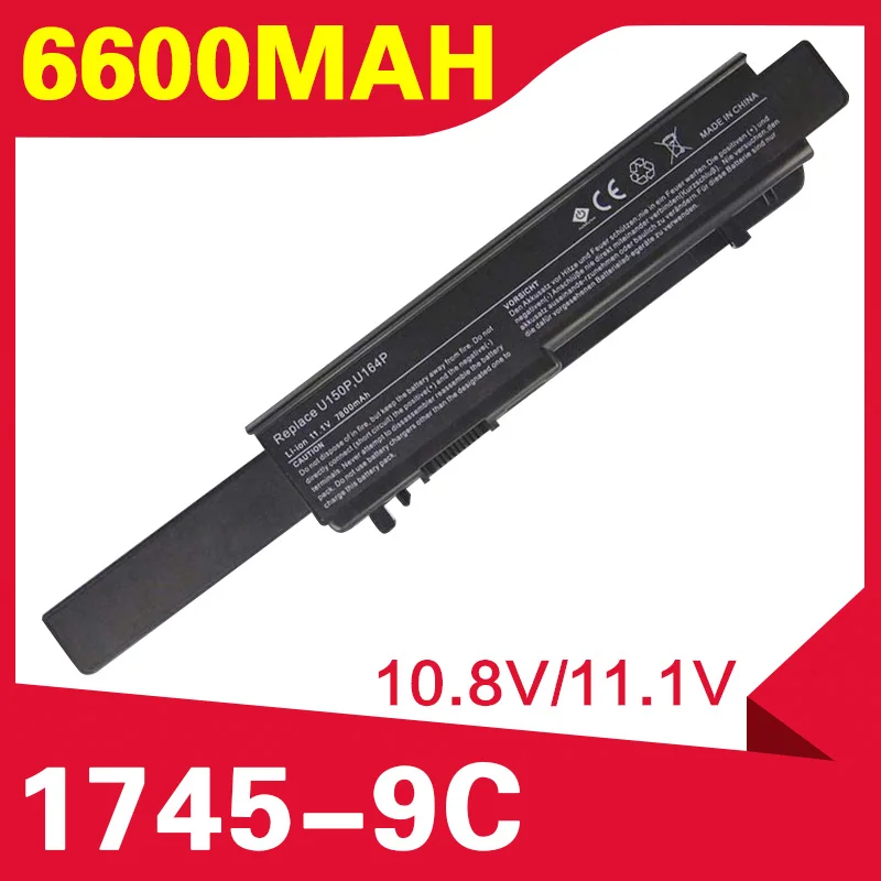 ApexWay Аккумулятор для ноутбука Dell Studio 17 1745 1747 1749 M909P N855P N856P U150P U164P W080P Y067P|battery for