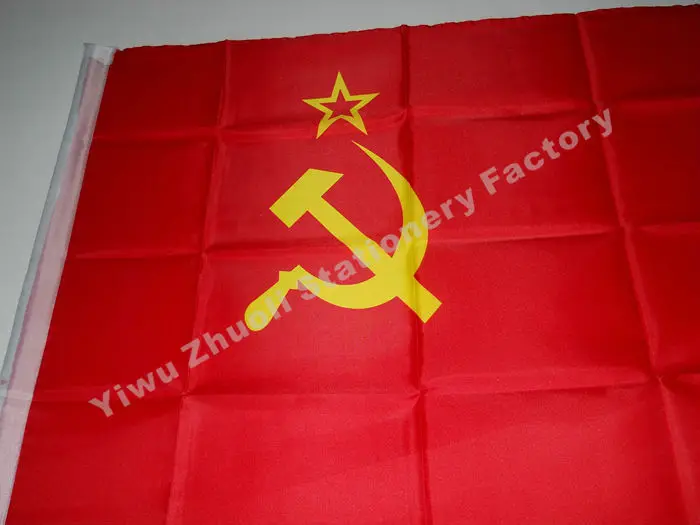 Советского Союза ФЛАГ 150X90 см(3x5FT) Советского Союза СССР CCCP, российский баннер