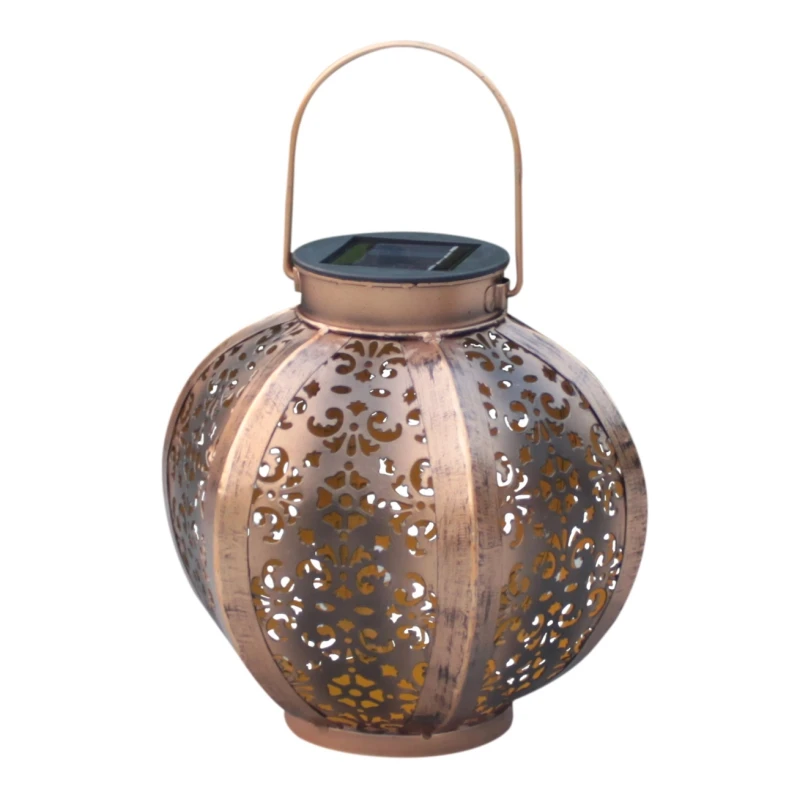 Металлические винтажные подвесные солнечные фонари декоративные Ландшафтные