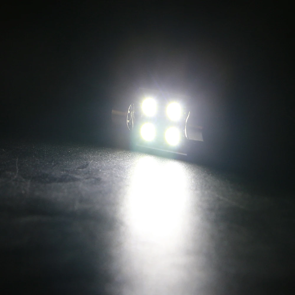 YM E Bright автомобильный светильник 2 шт. C5W Canbus 5050 4 SMD светодиода без ошибок 31 мм 36 39 41