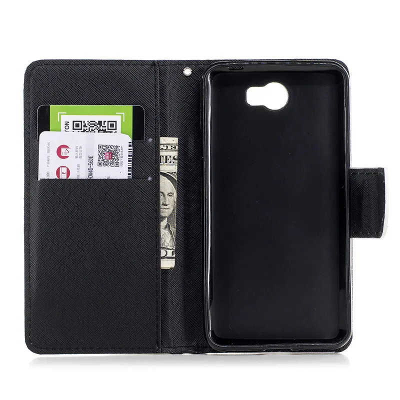 Компактный кожаный чехол Wekays для huawei Y6 ii с цветочным рисунком для huawei Y5 ii Y5ii Y5 2 CUN L21 U29 L01 чехол s Y6ii Compact